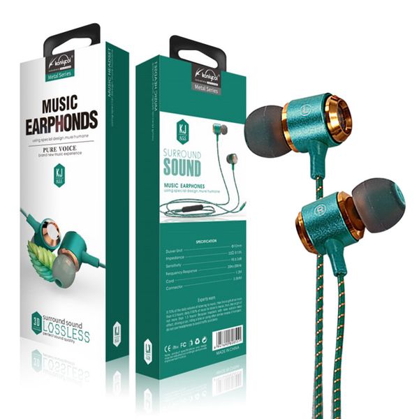 Universal In Ear Headphones Wired Earphone With Mic Volume Control Metal Noise Cancelling Headset 3.5mm Jack Earset HIFI Earbuds For Android
Universal In Ear Headphones Wired Earphone With Mic Volume Control Metal Noise Cancelling Headset 3.5mm Jack Earset HIFI Earbuds For Android