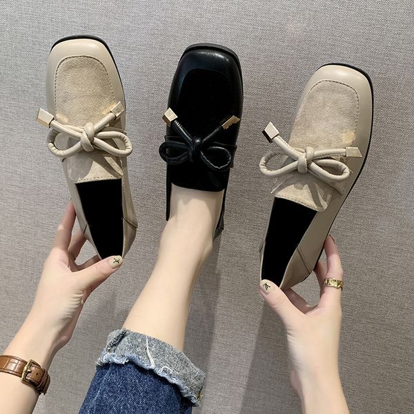 womens derby shoes casual female sneakers bow-knot 2019 fashion women's square toe loafers with fur flats all-match leather, Black
womens derby shoes casual female sneakers bow-knot 2019 fashion women's square toe loafers with fur flats all-match leather, Black