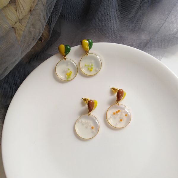 dangle & chandelier fresh and sweet love creative color matching transparent round temperament personality earrings for women jewelry, Silver
dangle & chandelier fresh and sweet love creative color matching transparent round temperament personality earrings for women jewelry, Silver