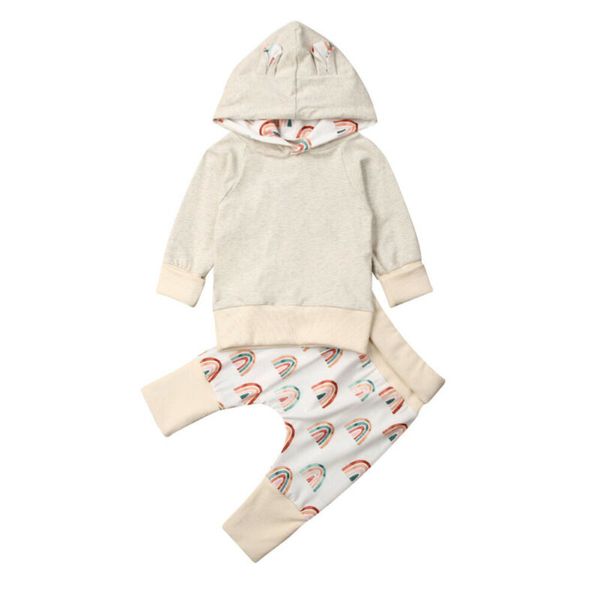 3-18M Infant Baby Boy Girl Autumn Clothes Hooded Tops Rainbow Long Pants Outfit Set
3-18M Infant Baby Boy Girl Autumn Clothes Hooded Tops Rainbow Long Pants Outfit Set