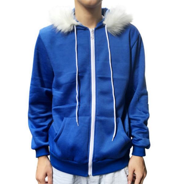 klv men's jacket autumn winter coat cosplay blue fleece hooded jacket sweater costume warm sport coat with nood, Black;brown
klv men's jacket autumn winter coat cosplay blue fleece hooded jacket sweater costume warm sport coat with nood, Black;brown