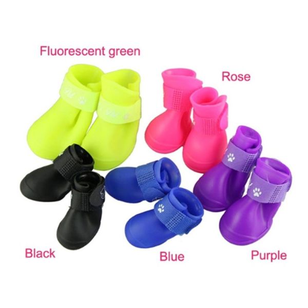 1 pair/set waterproof anti-slip pets dogs shoes breathable pvc solid color rain boots shoes for pet supplies
1 pair/set waterproof anti-slip pets dogs shoes breathable pvc solid color rain boots shoes for pet supplies