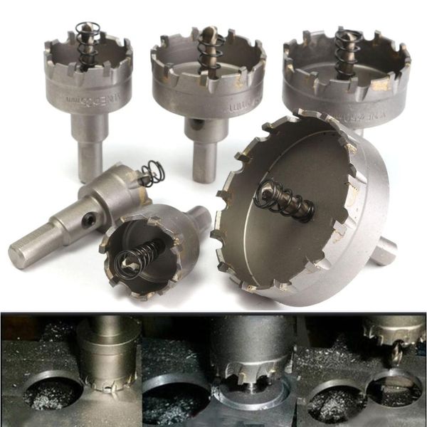 6pcs/set 22 30 35 45 50 65mm carbide tip tct core drill bit metal cutter core hole saw metalworking tool stainless steel alloy
6pcs/set 22 30 35 45 50 65mm carbide tip tct core drill bit metal cutter core hole saw metalworking tool stainless steel alloy