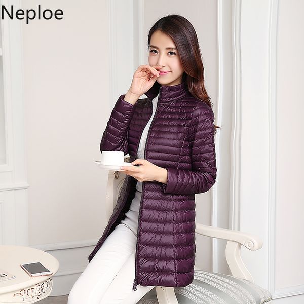 neoploe korean new lightweight down coats women's long section special offer plus fertilizer autumn winter jackets 45478, Black
neoploe korean new lightweight down coats women's long section special offer plus fertilizer autumn winter jackets 45478, Black