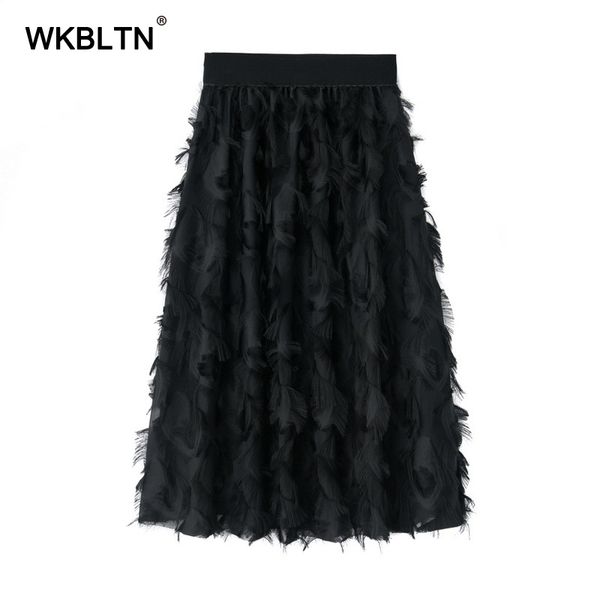 women pleated skirt high waist solid color feathers half length elastic skirt 2020 spring summer vintage midi skirt, Black
women pleated skirt high waist solid color feathers half length elastic skirt 2020 spring summer vintage midi skirt, Black