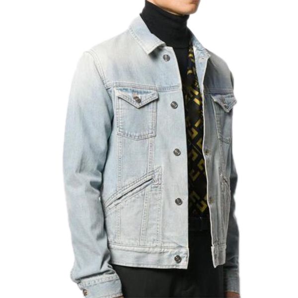 2020 washed blue denim jacket button casual jackets fashion outerwear men women couple street long sleeve single breasted jacket hfhljk045, Black;brown
2020 washed blue denim jacket button casual jackets fashion outerwear men women couple street long sleeve single breasted jacket hfhljk045, Black;brown