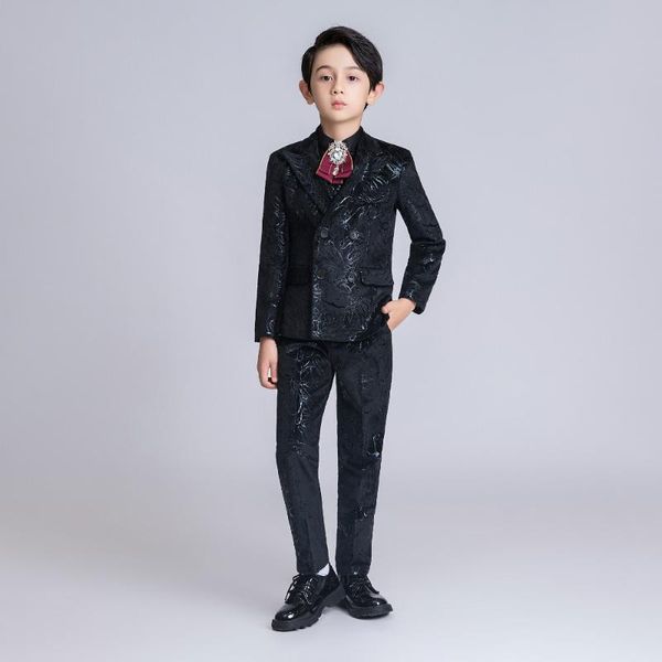 yuanlu 2020 boys suits flower print velvet kids suits for piano wedding blazer jacket formal costume silm fit for autumn winter, Black
yuanlu 2020 boys suits flower print velvet kids suits for piano wedding blazer jacket formal costume silm fit for autumn winter, Black