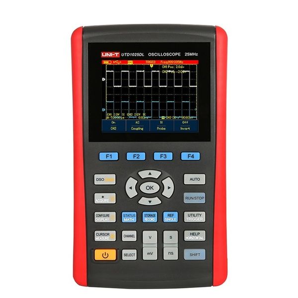 uni-t 2 канала utd1025dl / 25 мгц utd1050dl / 50 мгц портативный цифровой запоминающий осциллографы 250msa 3.5 " жк-дисплей полностью автома
uni-t 2 канала utd1025dl / 25 мгц utd1050dl / 50 мгц портативный цифровой запоминающий осциллографы 250msa 3.5 " жк-дисплей полностью автома