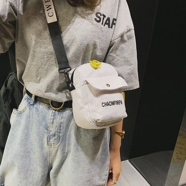 women bag personalized cool letter printed shoulder bag simple concise canvas crossbody
women bag personalized cool letter printed shoulder bag simple concise canvas crossbody