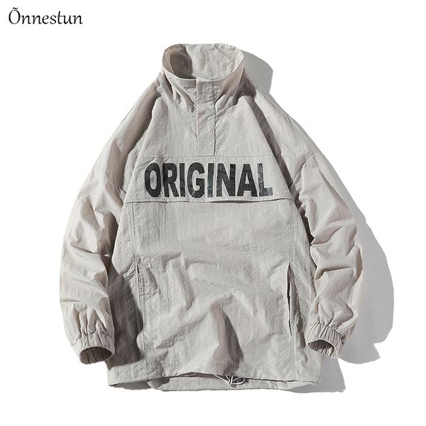 onnestun hip hop pullover jacket men new casual japanese style printing thin coat men windbreaker streetwear sunscreen jackets, Black;brown
onnestun hip hop pullover jacket men new casual japanese style printing thin coat men windbreaker streetwear sunscreen jackets, Black;brown
