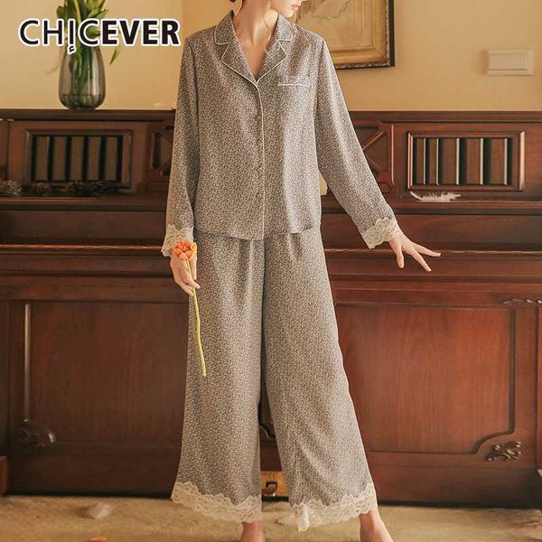 two piece dress chicever satin print hit color set women lapel collar long sleeve lace shirt high waist trouser female suits 2021, White
two piece dress chicever satin print hit color set women lapel collar long sleeve lace shirt high waist trouser female suits 2021, White