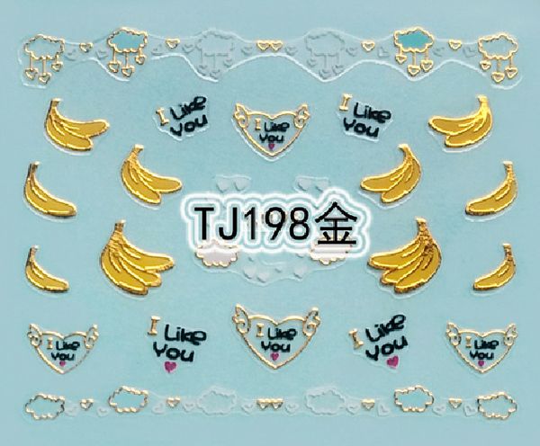 stickers & decals 5 sheet 12 type gold/silver fruit goldfish nail designs gummed 3d art decorations tj193-204, Black
stickers & decals 5 sheet 12 type gold/silver fruit goldfish nail designs gummed 3d art decorations tj193-204, Black