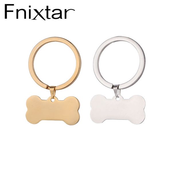 fnixtar personalized dog id tags keychain stainless steel animal pet dog blank bone key holder 10piece/lot, Silver
fnixtar personalized dog id tags keychain stainless steel animal pet dog blank bone key holder 10piece/lot, Silver