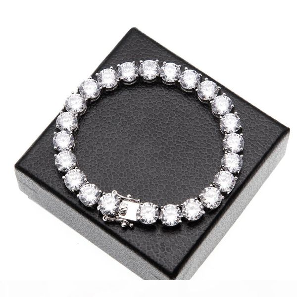 high-end hip hop bracelet men's row of 8mm zircon bracelet european and american, Golden;silver
high-end hip hop bracelet men's row of 8mm zircon bracelet european and american, Golden;silver