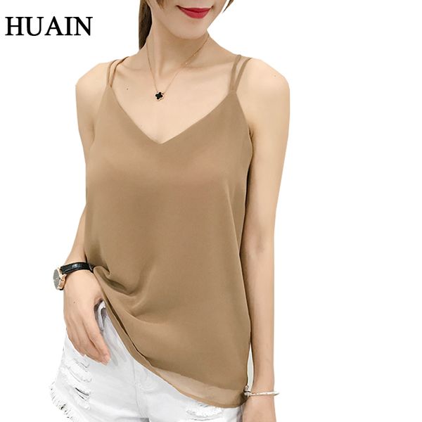 chiffon camis summer women tank 2019 fitness v-neck sleeveless shirt tee double layer camisole vest casual female shirts, White
chiffon camis summer women tank 2019 fitness v-neck sleeveless shirt tee double layer camisole vest casual female shirts, White