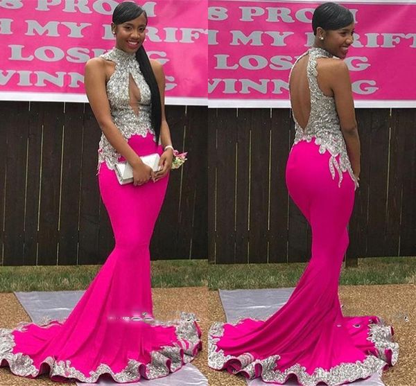new fuchsia mermaid prom dress 2019 african backless evening long formal party gown with feather plus size custom made, Black
new fuchsia mermaid prom dress 2019 african backless evening long formal party gown with feather plus size custom made, Black