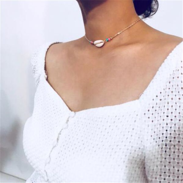 wkoud colored beads braided chain shell choker boho cowrie conch beach necklace for women ocean beach shell jewelry, Silver
wkoud colored beads braided chain shell choker boho cowrie conch beach necklace for women ocean beach shell jewelry, Silver