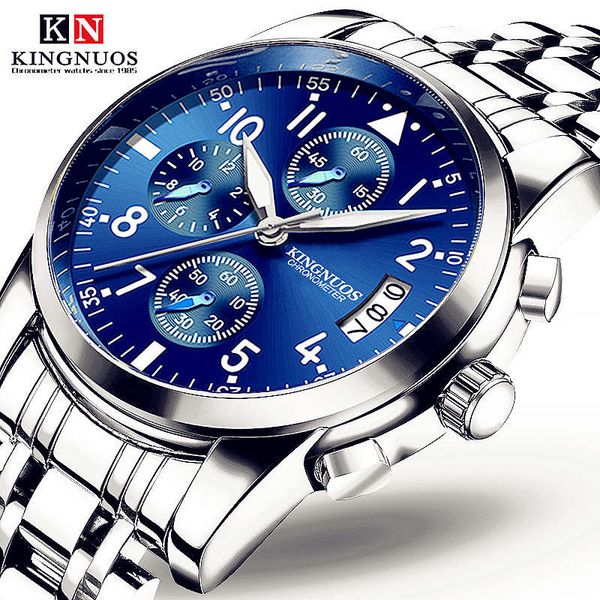 kingnuos watch men fashion sport quartz clock mens watches business waterproof watch relogio masculino, Slivery;brown
kingnuos watch men fashion sport quartz clock mens watches business waterproof watch relogio masculino, Slivery;brown