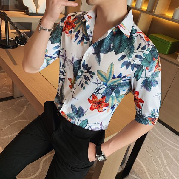 2020 brand clothing new style fashion men in summer printed shirts/male slim fit lapel printed short sleeves shirts, White;black
2020 brand clothing new style fashion men in summer printed shirts/male slim fit lapel printed short sleeves shirts, White;black