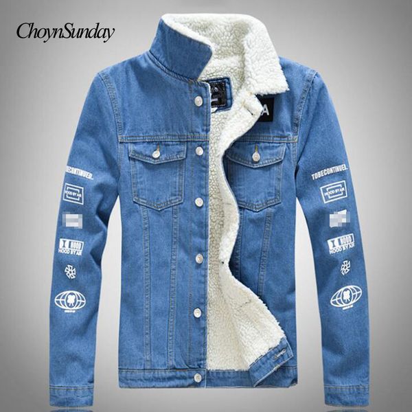 choynsunday new arrival fashion mens fleece coats winter warm fleece lined jacket men's blue warm jeans jacket thick manjacket b, Black;brown
choynsunday new arrival fashion mens fleece coats winter warm fleece lined jacket men's blue warm jeans jacket thick manjacket b, Black;brown