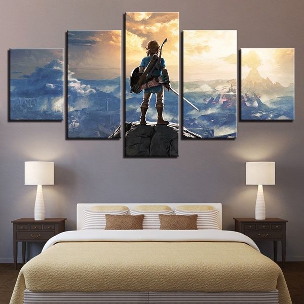 home decor artwork canvas print 5 panel the legend of zelda modern for painting modular picture wall art for living room
home decor artwork canvas print 5 panel the legend of zelda modern for painting modular picture wall art for living room