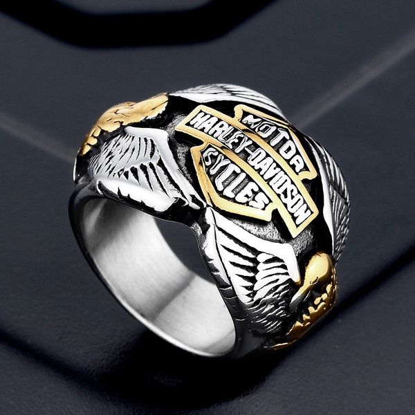 man euro american motorcycle rings double headed eagle mens rings davidson jewelry gift gothic rock punk jewelry ring wholesale size 7 - 13, Silver
man euro american motorcycle rings double headed eagle mens rings davidson jewelry gift gothic rock punk jewelry ring wholesale size 7 - 13, Silver