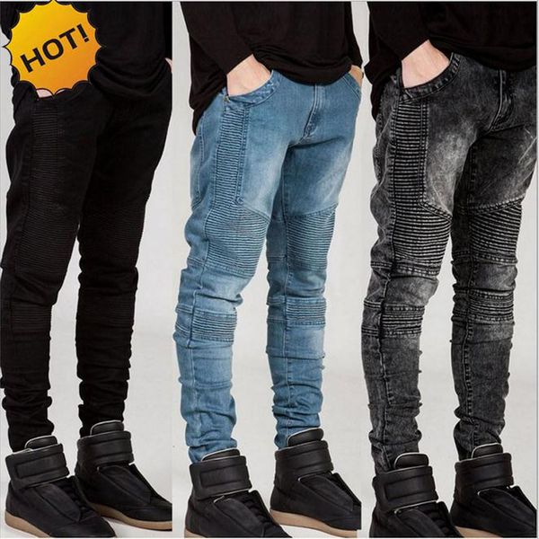 men's jeans fashion 2021 stretch slim fit straight pants pleated runway biker men white/khaki/black/grey/blue bottoms mens 28-38
men's jeans fashion 2021 stretch slim fit straight pants pleated runway biker men white/khaki/black/grey/blue bottoms mens 28-38