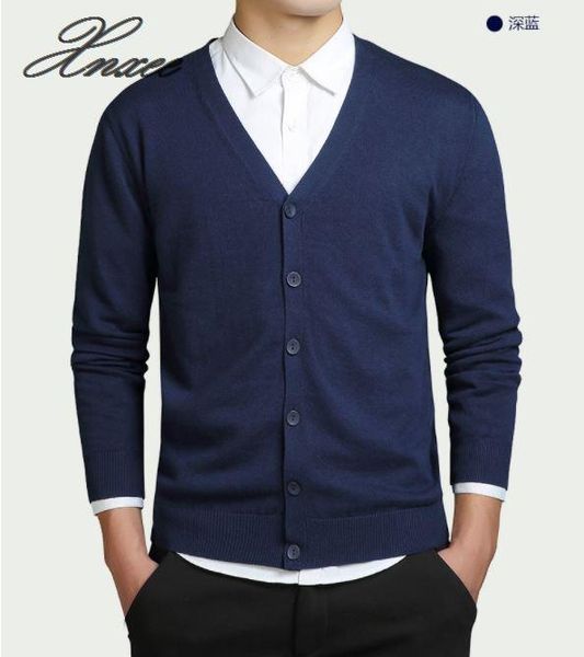 solid knitted sweater men's autumn winter warm pullover cardigan button blouse, White;black
solid knitted sweater men's autumn winter warm pullover cardigan button blouse, White;black