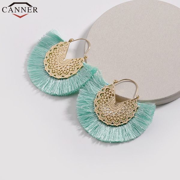 canner bohemian fan tassel earrings boho ethnic hollow weave dangle earrings for women drop fashion jewelry ff, Silver
canner bohemian fan tassel earrings boho ethnic hollow weave dangle earrings for women drop fashion jewelry ff, Silver