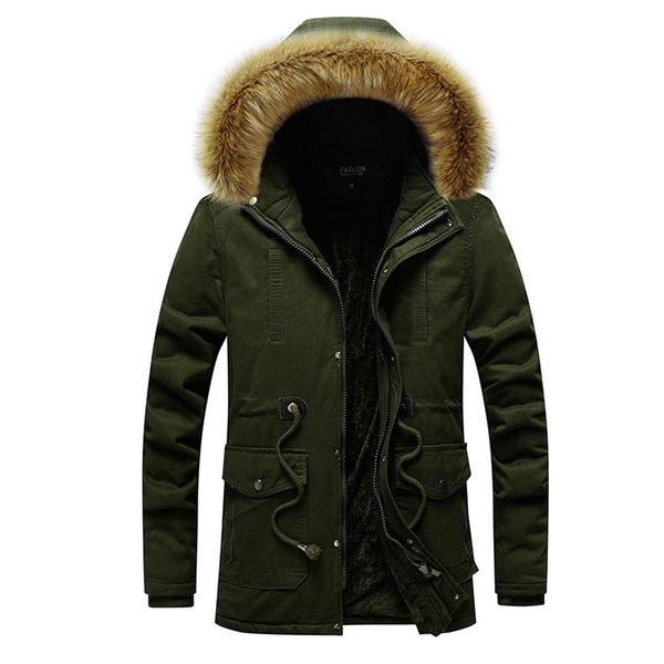 new winter jacket men mid long fur collar hooded parka for men thick warm clothing male windproof outerwear casual coat, Black
new winter jacket men mid long fur collar hooded parka for men thick warm clothing male windproof outerwear casual coat, Black