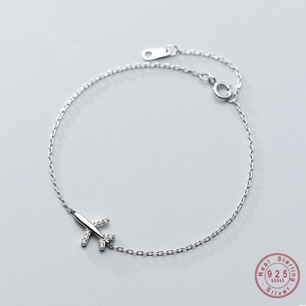 wantme stylish genuine 925 sterling silver crystal zircon aircraft bracelet for women charm airplane bangles gift, Golden;silver
wantme stylish genuine 925 sterling silver crystal zircon aircraft bracelet for women charm airplane bangles gift, Golden;silver