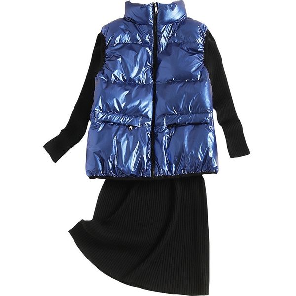 2019 fashion suit women autumn winter new high end slim elegant knit sweater dress + white duck down vest casual 2 piece set
2019 fashion suit women autumn winter new high end slim elegant knit sweater dress + white duck down vest casual 2 piece set