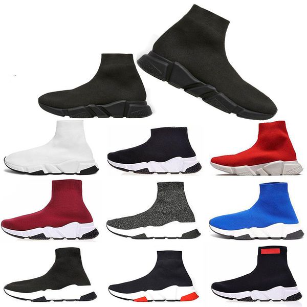 2019 sock shoe designer for men women speed trainer fashion luxury black white blue glitter flat brand mens trainers sneakers 36-45
2019 sock shoe designer for men women speed trainer fashion luxury black white blue glitter flat brand mens trainers sneakers 36-45