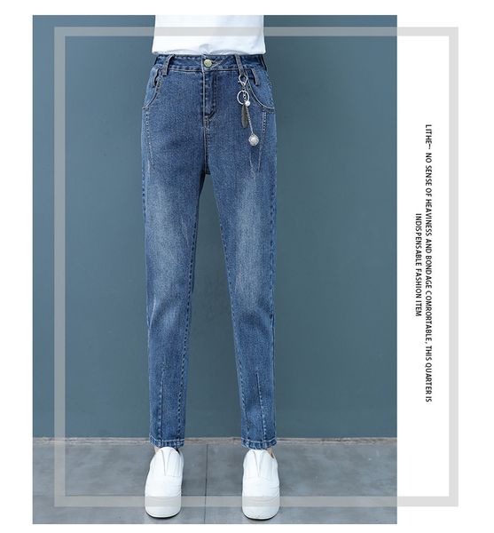 the blue the new fashionable joker feet haroun pants show thin trousers of nine minutes of pants in the spring and autumn
the blue the new fashionable joker feet haroun pants show thin trousers of nine minutes of pants in the spring and autumn