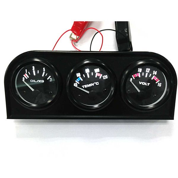 car 52mm triple gauge 3 in 1 ( voltmeter + water temp gauge + oil press gauge ) sensor car meter
car 52mm triple gauge 3 in 1 ( voltmeter + water temp gauge + oil press gauge ) sensor car meter