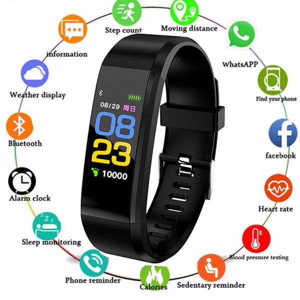 id115 plus smart wristbands health monitor heart rate/blood pressure/pedometer bluetooth waterproof sports bracelet band pk m3, Slivery;brown
id115 plus smart wristbands health monitor heart rate/blood pressure/pedometer bluetooth waterproof sports bracelet band pk m3, Slivery;brown