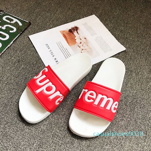 

designer slippers new brand letters desinger slides mens flip flops summer skid resistance beach flat slippers shoes 4 colors optional c30, Black