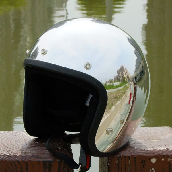 2016 new brand silver chrome mirror cascos capacete vintage motorcycle helmet jet scooter open face retro helmets dot
2016 new brand silver chrome mirror cascos capacete vintage motorcycle helmet jet scooter open face retro helmets dot