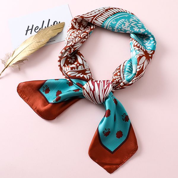 2019 fashion women silk neck scarf print small hair accessories tie foulard lady headband hand kerchief office femme scarfves, Blue;gray
2019 fashion women silk neck scarf print small hair accessories tie foulard lady headband hand kerchief office femme scarfves, Blue;gray