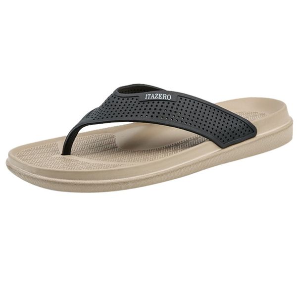 2019 new men slippers summer fashion casual shoes solid beach sandal breathable flip flops shoes b1, Black
2019 new men slippers summer fashion casual shoes solid beach sandal breathable flip flops shoes b1, Black