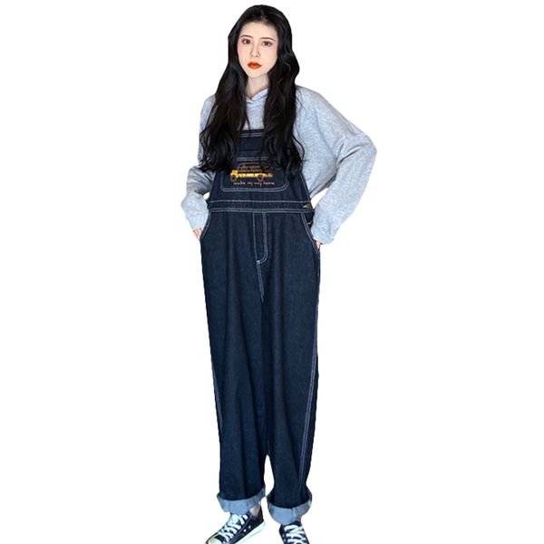 women's jeans harajuku women cartoon bus embroidery denim bib pants loose high waist trousers student overalls vintage wide leg, Blue
women's jeans harajuku women cartoon bus embroidery denim bib pants loose high waist trousers student overalls vintage wide leg, Blue
