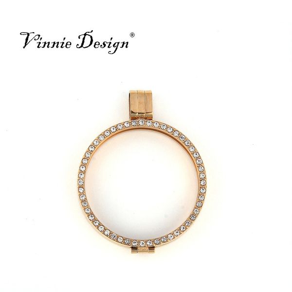 vinnie design jewelry new arrival stainless steel crystal coin holder pendant for 33mm my coin disc, Silver
vinnie design jewelry new arrival stainless steel crystal coin holder pendant for 33mm my coin disc, Silver