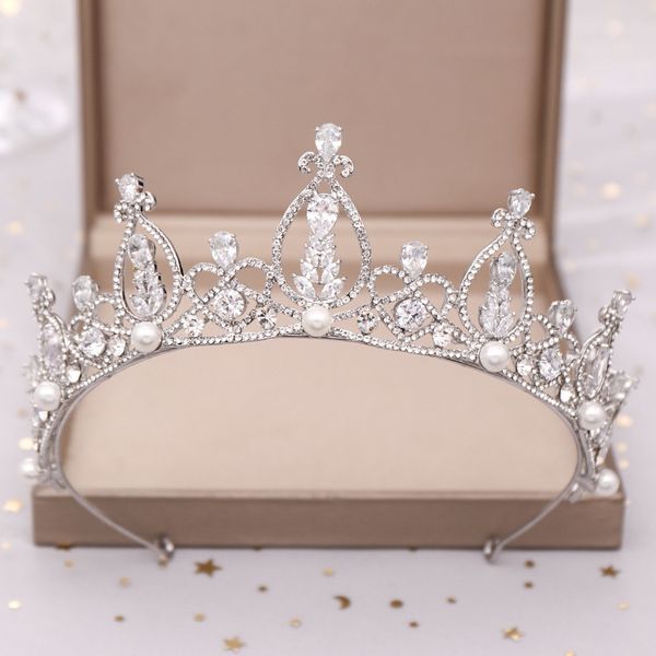 forseven silver color crystal simulated pearls leaf tiaras crowns diadem bride noiva wedding party hair jewelry headpieces, White;golden
forseven silver color crystal simulated pearls leaf tiaras crowns diadem bride noiva wedding party hair jewelry headpieces, White;golden