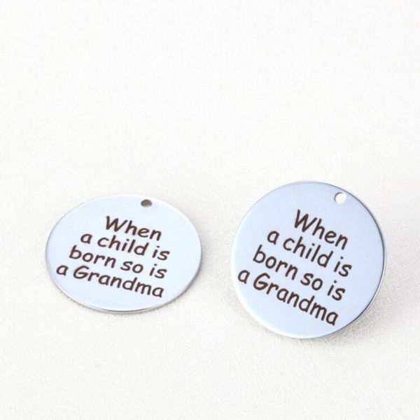 personalized stainless steel silver round keychain -when a child baby is born so is a grandma baby announcement gift for new grandma, Blue;slivery
personalized stainless steel silver round keychain -when a child baby is born so is a grandma baby announcement gift for new grandma, Blue;slivery