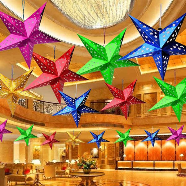 zilue 5pcs/lot children's days nursery decorations pentagram ceiling ornaments five-pointed star christmas gift birthday party
zilue 5pcs/lot children's days nursery decorations pentagram ceiling ornaments five-pointed star christmas gift birthday party