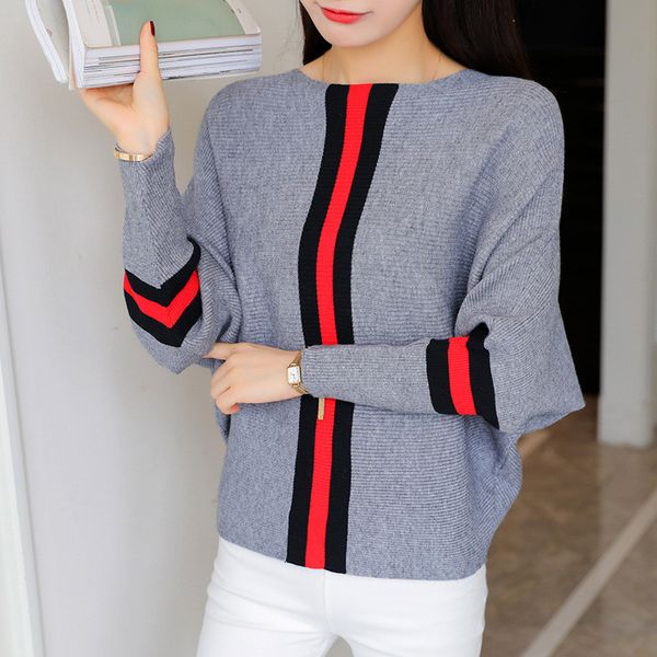 2018 new winter knitted knitwear batwing sleeve casual style women pullovers cotton slash neck ladies fashion female, Black
2018 new winter knitted knitwear batwing sleeve casual style women pullovers cotton slash neck ladies fashion female, Black