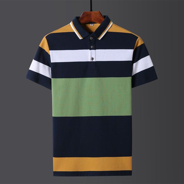 short-sleeved t-shirt men's summer new korean version of the slim trend of youth casual striped lapel cotton men's polo shirt, White;black
short-sleeved t-shirt men's summer new korean version of the slim trend of youth casual striped lapel cotton men's polo shirt, White;black