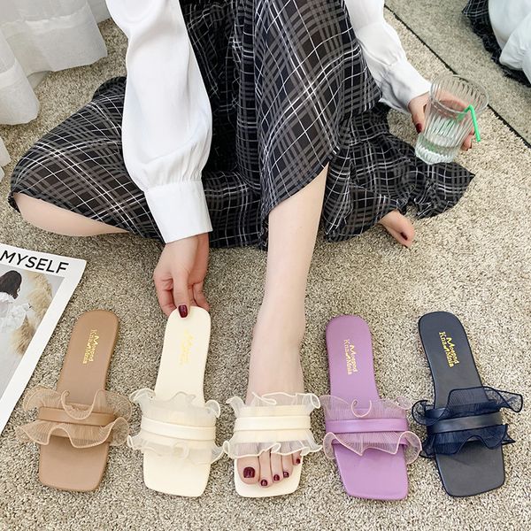cootelili 2020 slippers women shoe fashion flats summer women slippers fashion lace square toe basic casual slip on casual, Black
cootelili 2020 slippers women shoe fashion flats summer women slippers fashion lace square toe basic casual slip on casual, Black