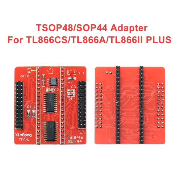100% original new tsop48 ic adapter+sop44 ic adapter for minipro tl866cs /tl866a universal programmer tsop48 sockets ship
100% original new tsop48 ic adapter+sop44 ic adapter for minipro tl866cs /tl866a universal programmer tsop48 sockets ship