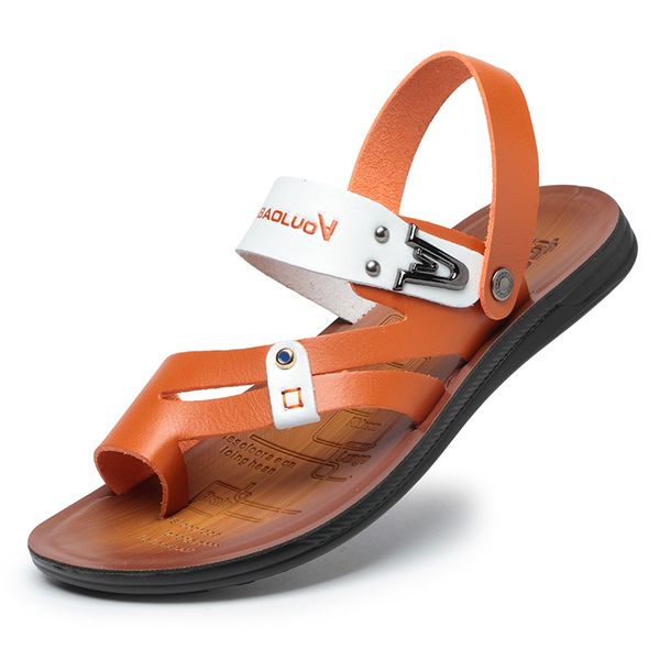 sandals men's tide 2019 new summer soft bottom casual outdoor flip flops beach slippers men's leather sandals pin toe, Black
sandals men's tide 2019 new summer soft bottom casual outdoor flip flops beach slippers men's leather sandals pin toe, Black